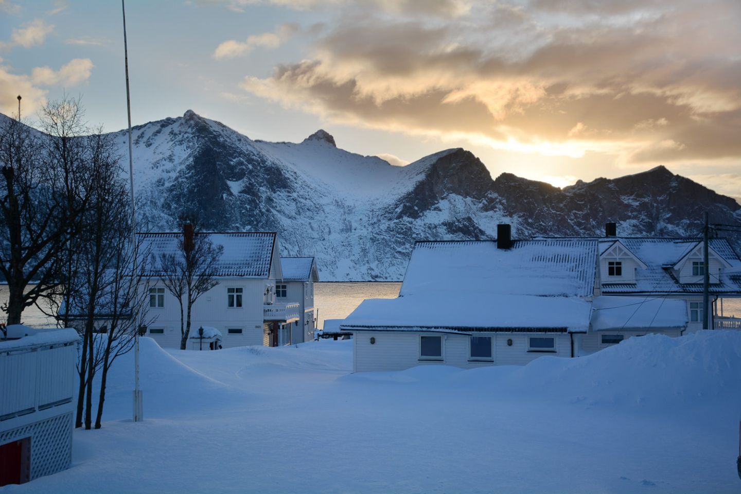 Sneeuwschoenwandelen Mefjord Brygge