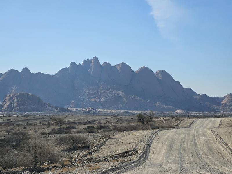 Spitzkoppe Aankomst