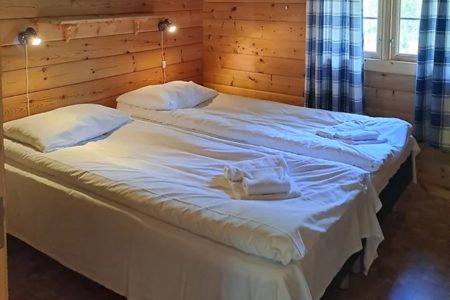 Stardalenhyttegrend Logcabin Slaapkamer