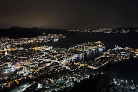 Bergen Floibanen Avond