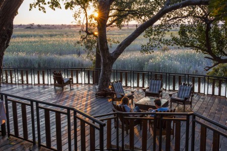 Namushasha River Lodge Kongola Deck