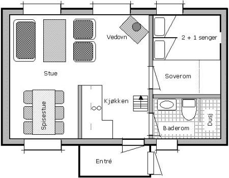 Nordseter Hytteplantegning1 1