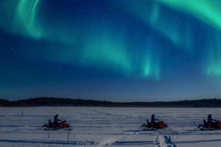 Sneeuwscootertocht Apukka Resort Rovaniemi 3