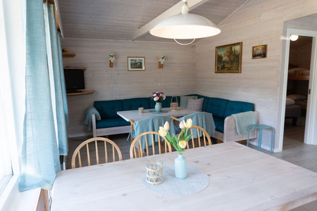 Strynsvatn Camping Hoge Standaard Cabin 2 Slaapkamers Woonruimte 2