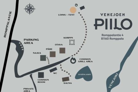 Venejoen Piilo Plattegrond