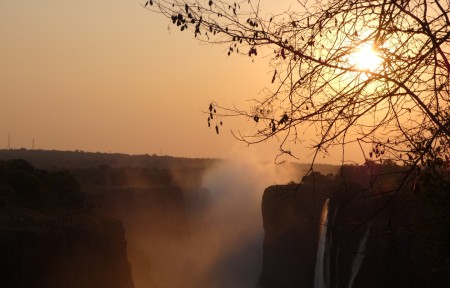 Victoria Falls Zonsondergang Bushwaysafari